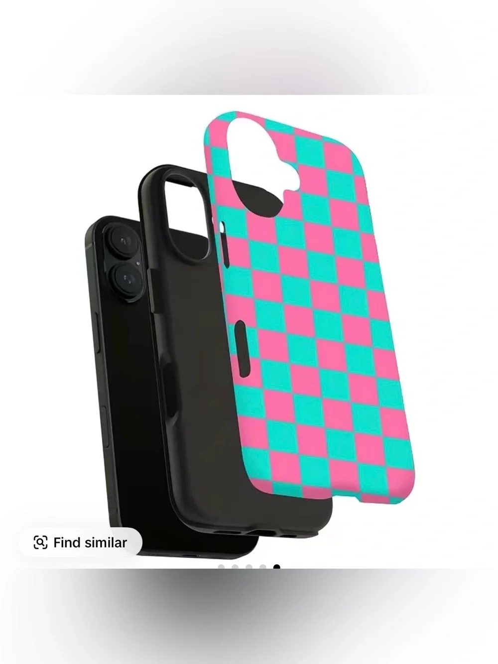 2-in-1 phone case combines simplicity and durability, featuring a dual-layer des